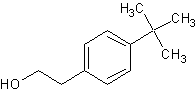 4-叔丁基苯乙醇结构式