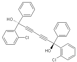 (-)-1,6-Bis(2-chlorophenyl)-1,6-diphenyl-2,4-hexadiyne-1,6-diol