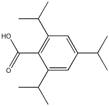 2,4,6-三异丙基苯甲酸结构式