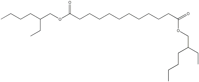 十二烷二酸二(2-乙基己基)脂结构式