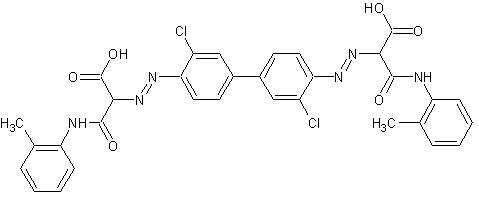 联苯胺黄|benzidine yellow|5468-75-7|参数,分子结构