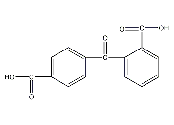 苯甲酮-2,4'-二碳酸结构式