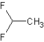 1,1-二氟乙烷结构式