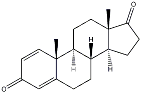 1,4-雄甾二烯-3,17-二酮结构式