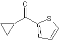 环丙基2-噻酚酮结构式