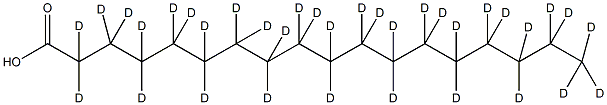 硬脂酸-d35结构式
