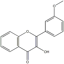 3-Hydroxy-3'-methoxyflavone结构式
