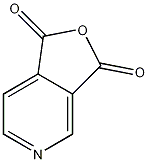 吡啶-3,4-二甲酸酐结构式