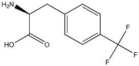 4-(三氟甲基)-L-苯丙氨酸结构式