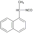 (R)-(-)-异氰酸萘乙酯结构式