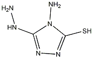 4-氨基-3-肼-5-巯基-1,2,4-三唑结构式