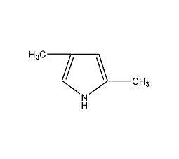 2,4-二甲基吡咯结构式