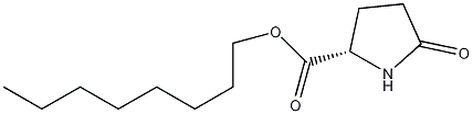 L-2-吡咯烷酮-5-羧酸正辛酯结构式