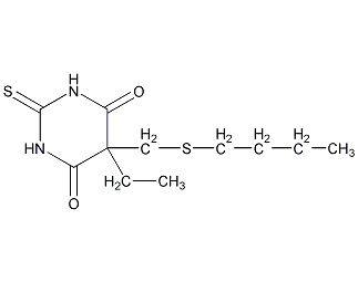 5-[(Butylthio)methyl]-2,3-dihydro-5-ethyl-2-thioxo-4,6(1H,5H)-pyrimidinedione