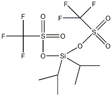 二异丙基硅基双(三氟甲烷磺酸盐)结构式