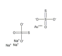 二水硫代硫酸金钠结构式
