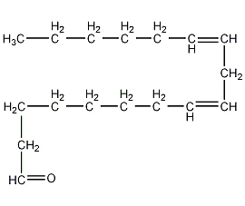 (8Z,11Z)-8,11-十七碳二烯醛结构式
