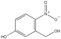 5-羟基-2-硝基苯甲醇结构式
