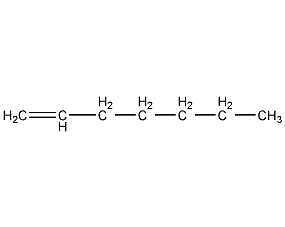 1-庚烯结构式
