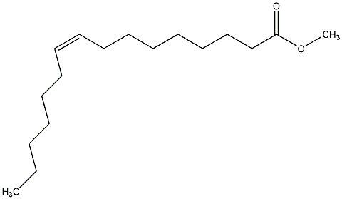 棕榈油酸甲酯结构式