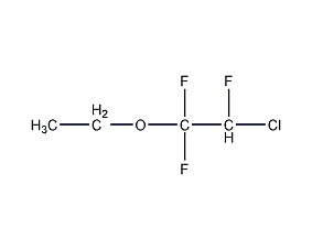 2-氯-1,1,2-三氟乙基甲酯结构式