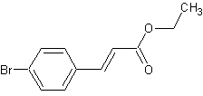 反式-4-溴肉桂酸乙酯结构式