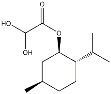 (1S)-(+)-孟基乙醛酸结构式