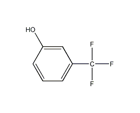 间三氟甲基苯酚结构式