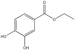 3,4-二羟基苯甲酸乙酯结构式