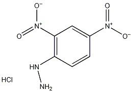 2,4-二硝基苯肼盐酸盐结构式