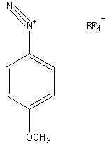 四氟硼酸-4-甲氧基重氮苯正酯结构式