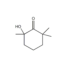 6-羟基-2,2,6-三甲基环己酮结构式