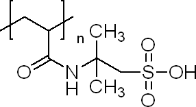 Poly(2-acrylamido-2-methyl-1-propanesulfonic acid) solution