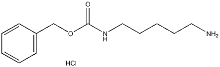 N-苄氧羰基-1,5-二氨基戊烷盐酸盐结构式
