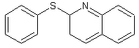 2-(苯基硫)喹啉结构式