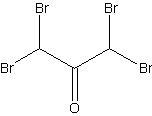 1,1,3,3-四溴丙酮结构式