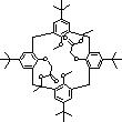 O(1),O(3)-Bis(ethoxycarbonylmethyl)-O(2),O(4)-dimethyl-p-tert-butylcalix[4]arene结构式