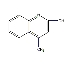 2-羟基-4-甲基喹啉结构式