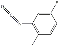 5-氟-2-甲基苯基异氰酸酯结构式