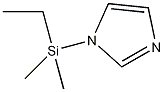 1-(二乙基甲基硅)咪唑结构式