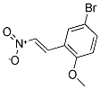 5-溴-2-甲氧基-ω-硝基苯乙烯结构式