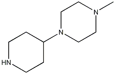 1-甲基-4-(4-哌啶)哌嗪结构式