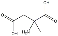 DL-α-甲基天冬氨酸结构式