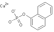 1-萘基磷钙盐三水结构式