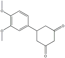 5-[3,4-(二甲氧基)苯基]-1,3-环己二酮结构式
