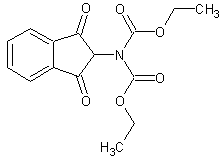 邻苯二甲酰亚胺基丙二酸二乙酯结构式