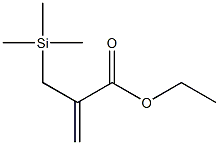 2-(三甲硅烷基甲基)丙烯酸乙酯结构式