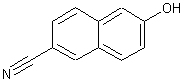 6-氰基-2-萘酚结构式