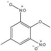 4-甲氧基-3,5-二硝基甲苯结构式