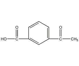 3-乙酰基苯甲酸结构式